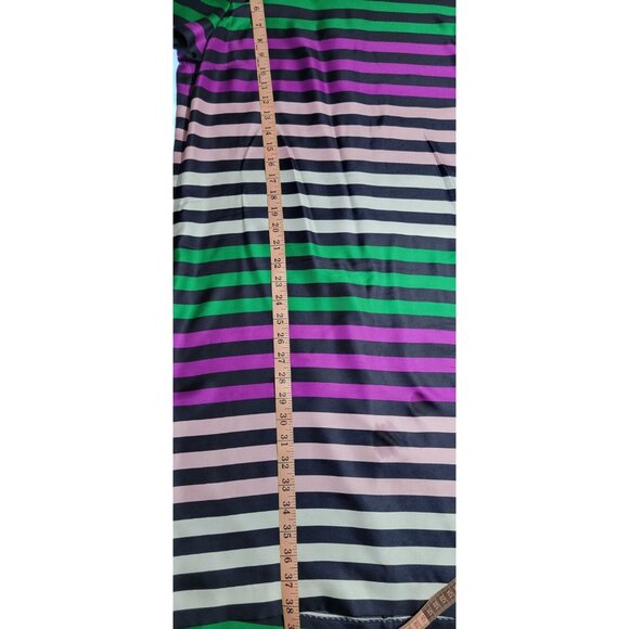 Brooks Brothers Red Fleece Womens A Line Dress Size 14 Multicolor 100% Silk - Picture 7 of 14